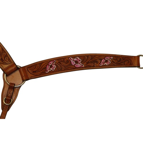 Fort Worth Pink Floral Breastcollar